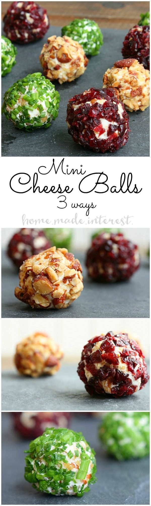 Mini Cheese Balls 3 Ways