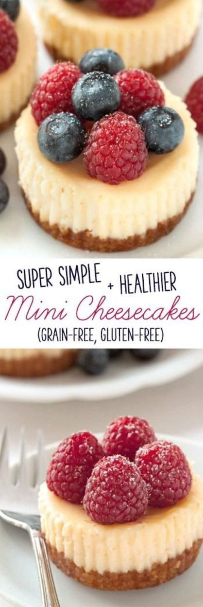Mini Cheesecakes (grain-free, gluten-free