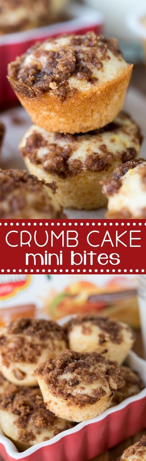 Mini Crumb Cake Bites