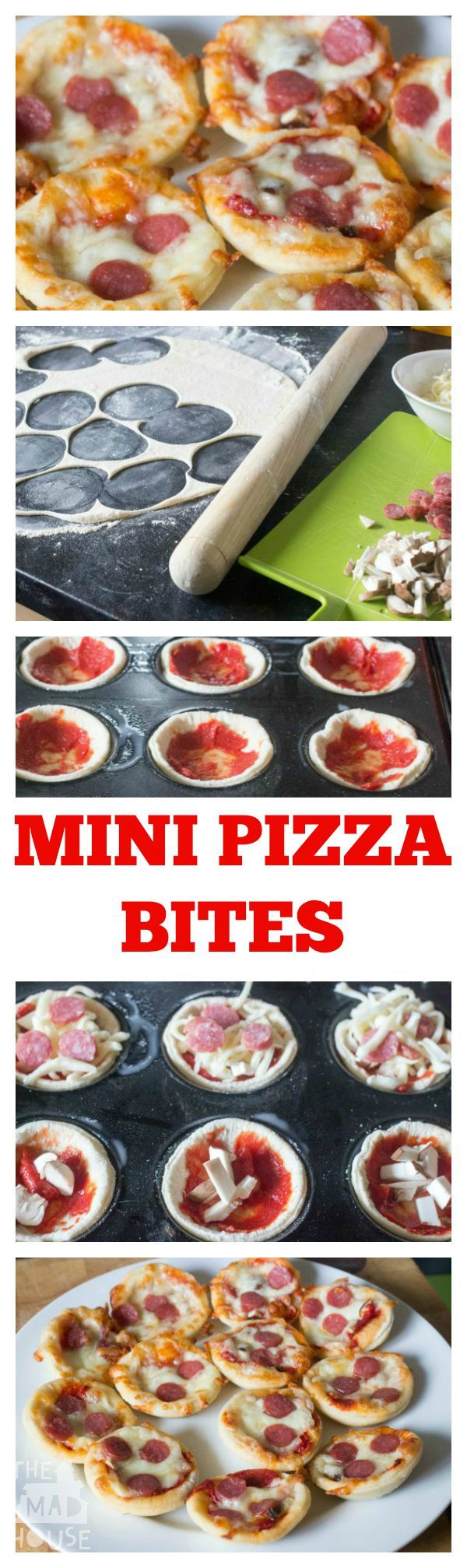 Mini Pizza Bites – cooking with kids
