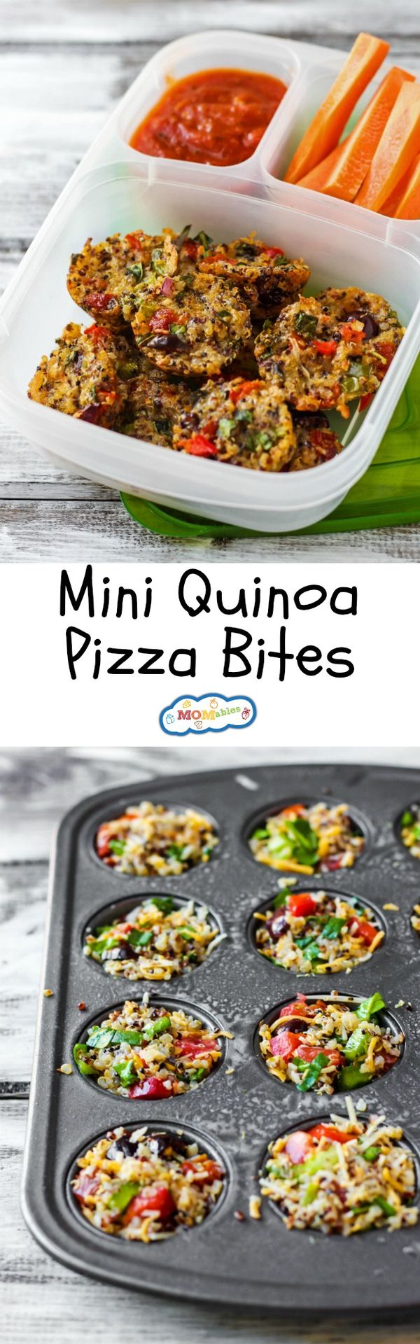 Mini Quinoa Pizza Bites