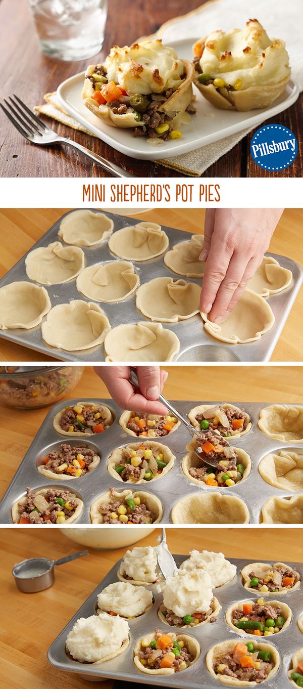 Mini Shepherd's Pot Pies