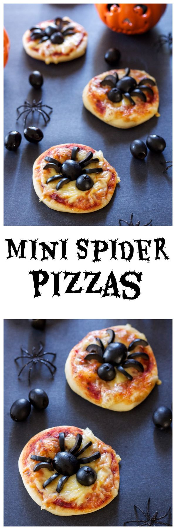 Mini Spider Pizzas