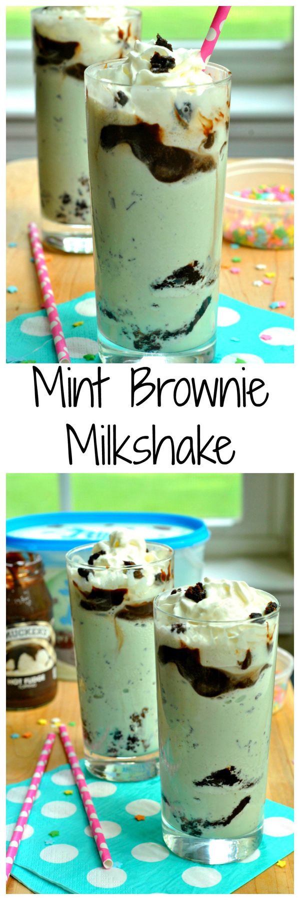 Mint Brownie Milkshake