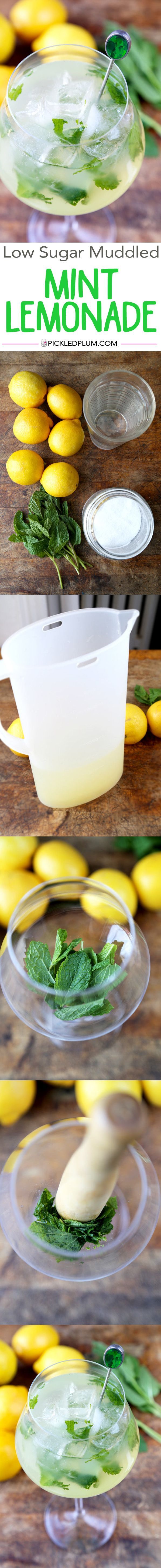 Mint Lemonade Recipe (Low Sugar