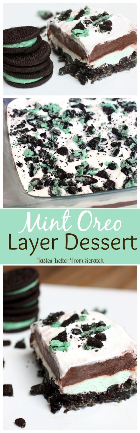 Mint Oreo Layer Dessert