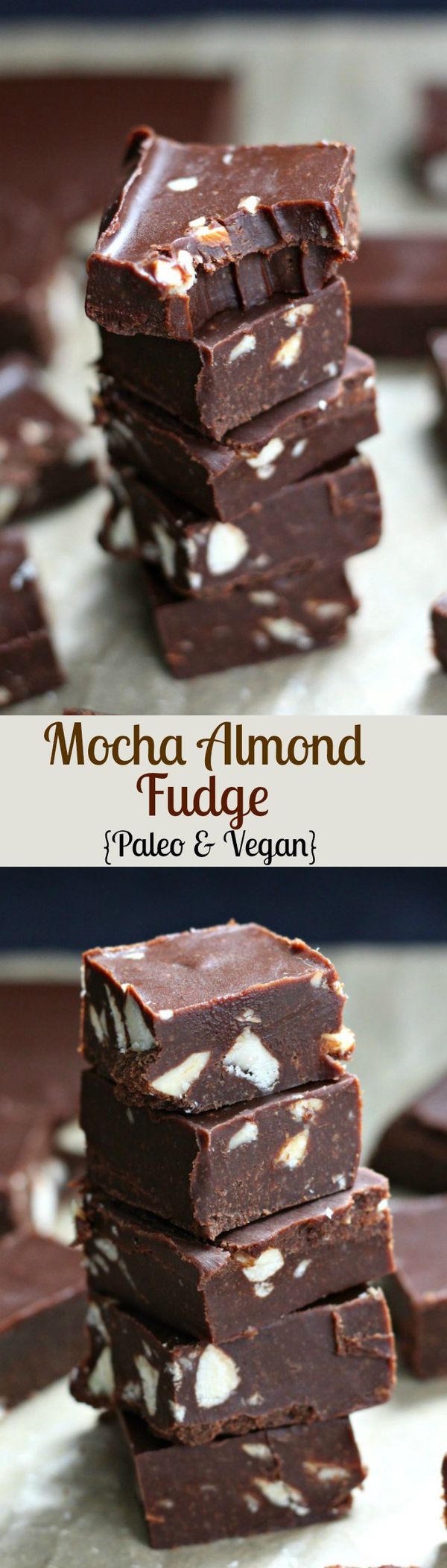 Mocha Almond Fudge - Paleo & Vegan