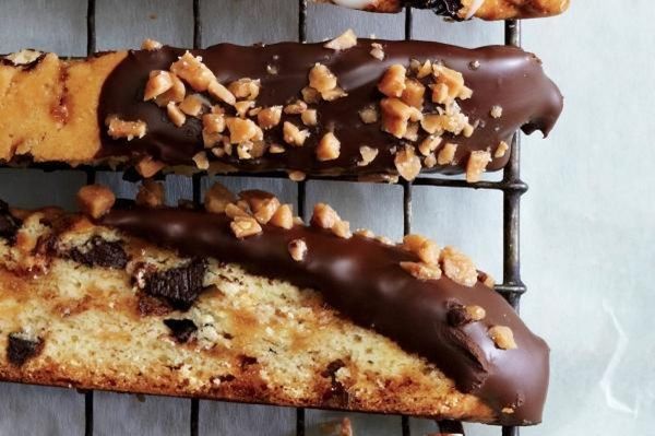 Mocha Toffee Biscotti