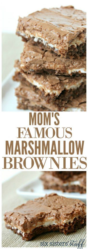 Mom’s Famous Chocolate Marshmallow Brownies