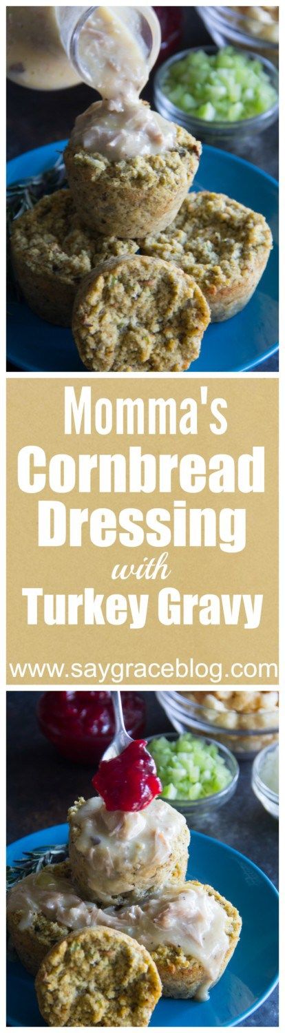 Momma's Cornbread Dressing with Turkey Gravy (Video