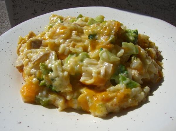 Mom's Cheesy Broccoli Rice Casserole