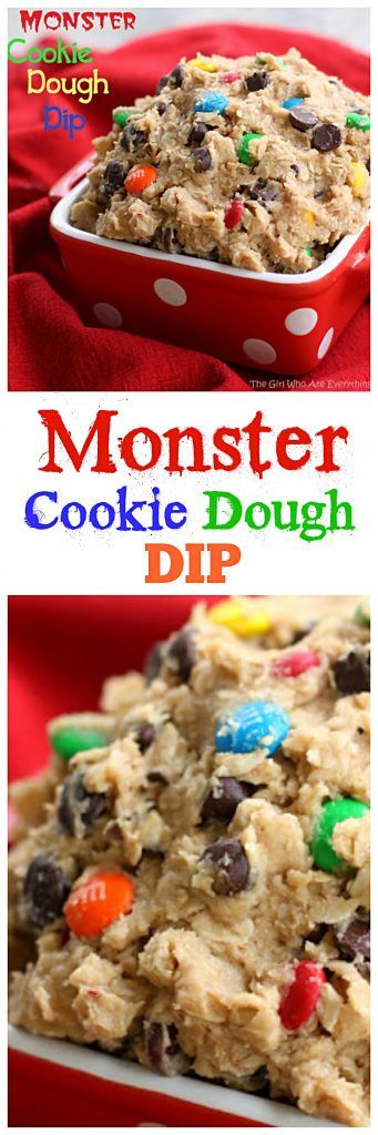 Monster Cookie Dough Dip