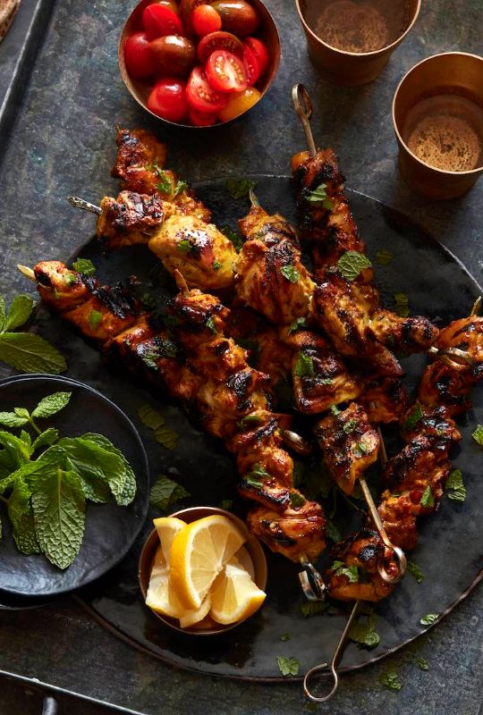 Moroccan Chicken Skewers