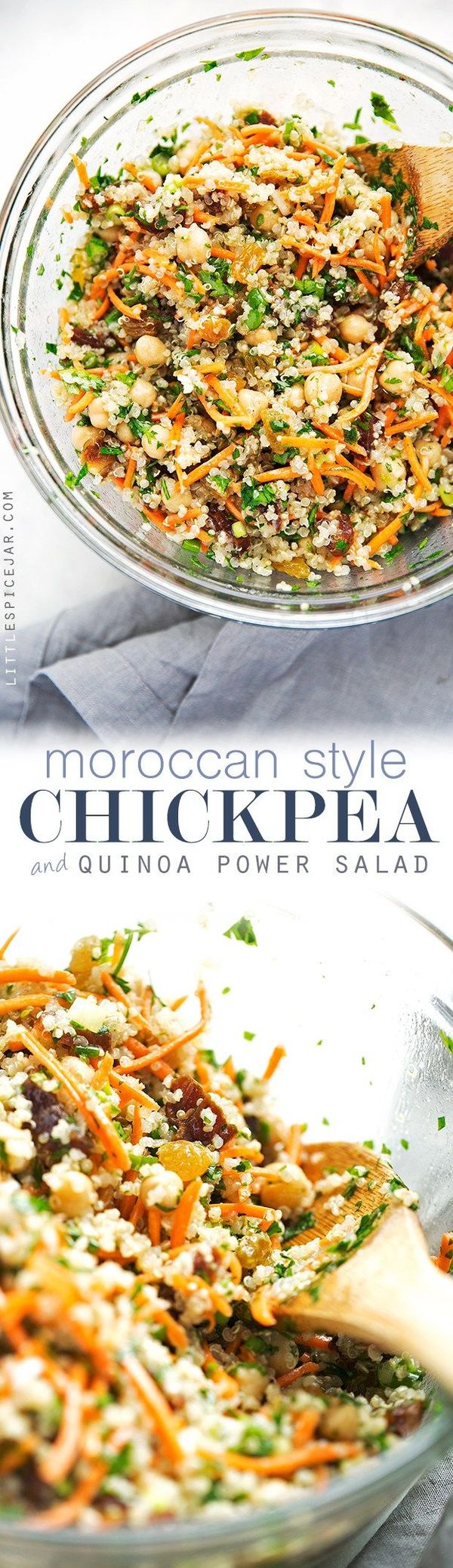 Moroccan Chickpea Quinoa Power Salad