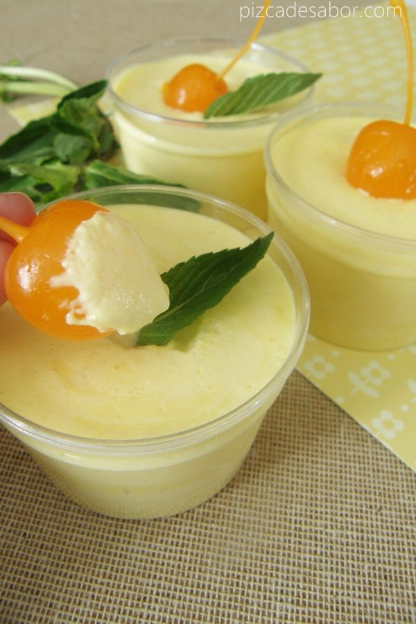 Mousse de mango