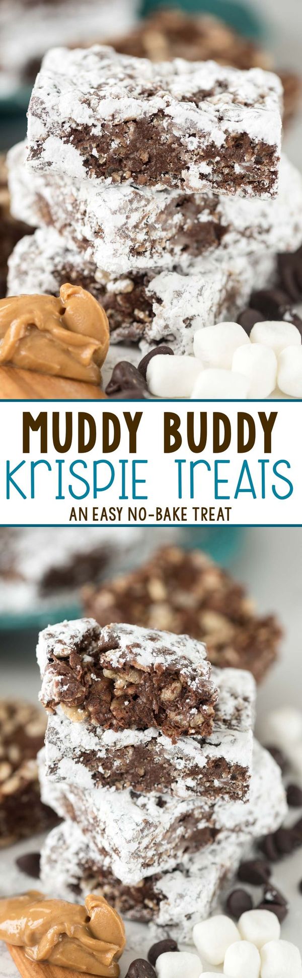 Muddy Buddy Krispie Treats