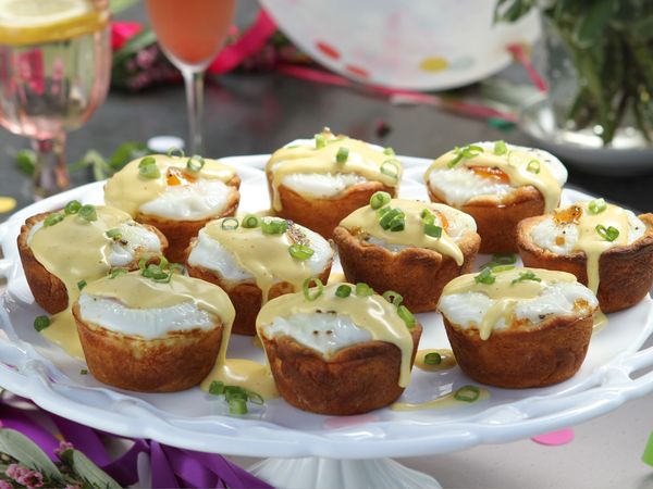 Muffin-Tin Eggs Benedict