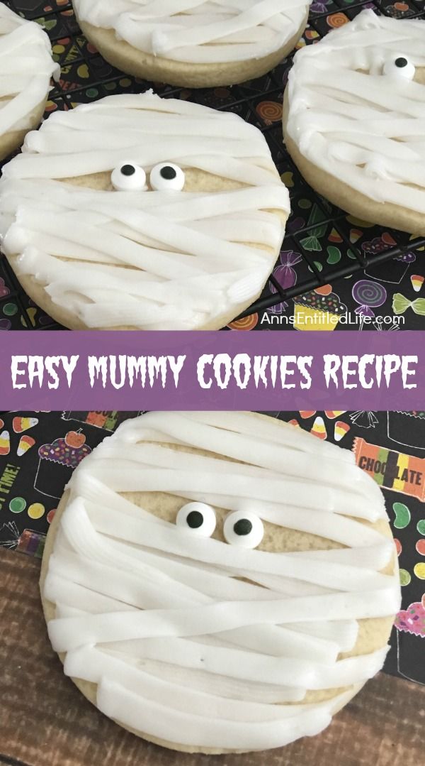 Mummy Cookies