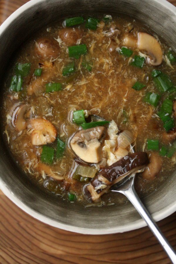 Mushroom Hot And Sour Soup