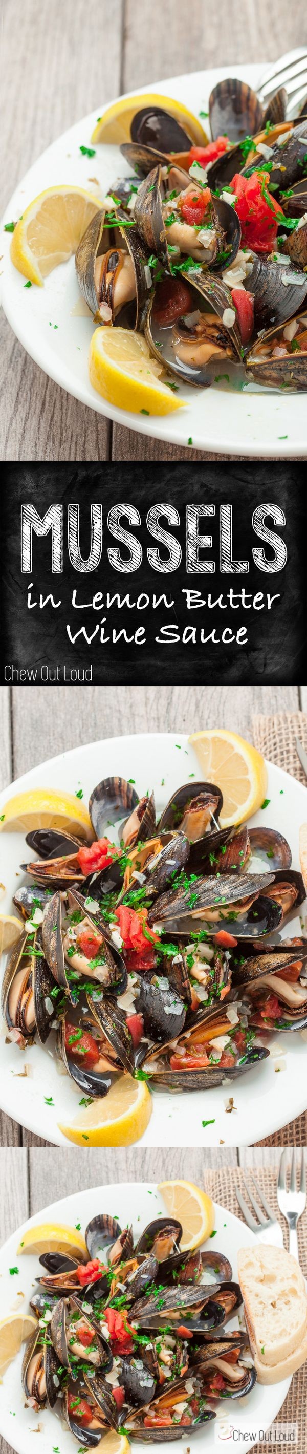 Mussels in Lemon Butter Wine Sauce