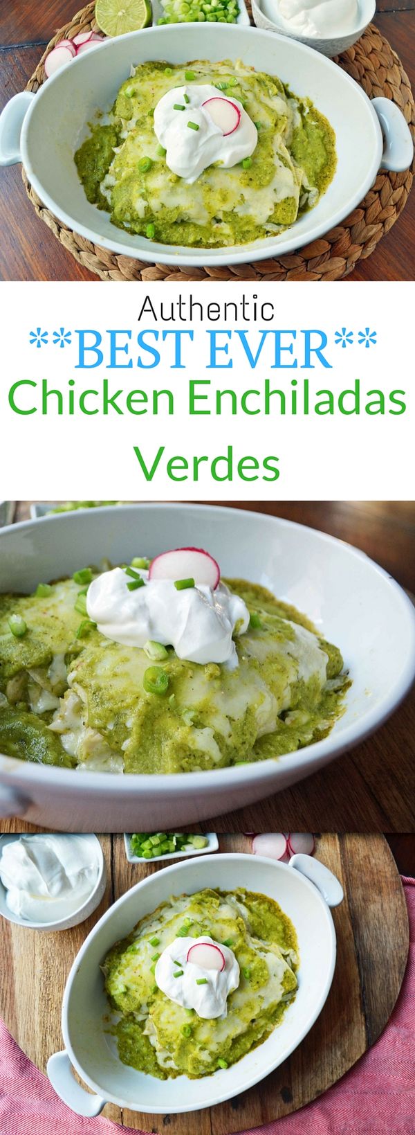 Muy Bueno Chicken Enchiladas Verdes