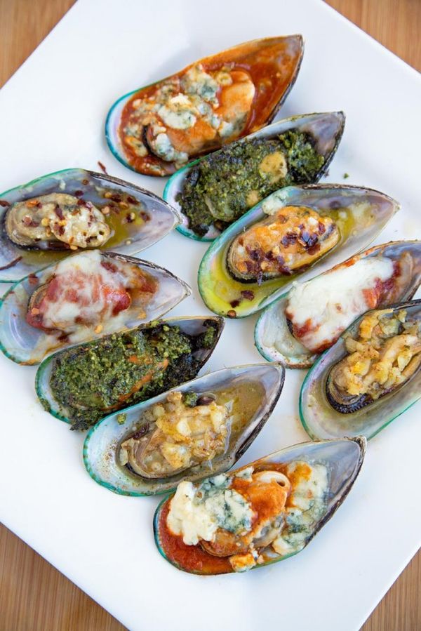 New Zealand Mussels Served 5 Ways