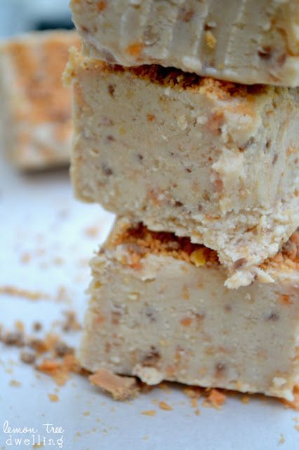 No-Bake Butterfinger Fudge