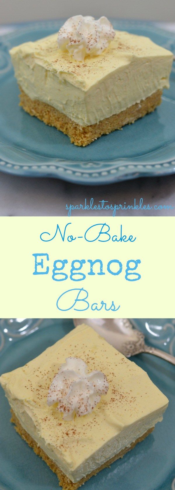 No-Bake Eggnog Bars