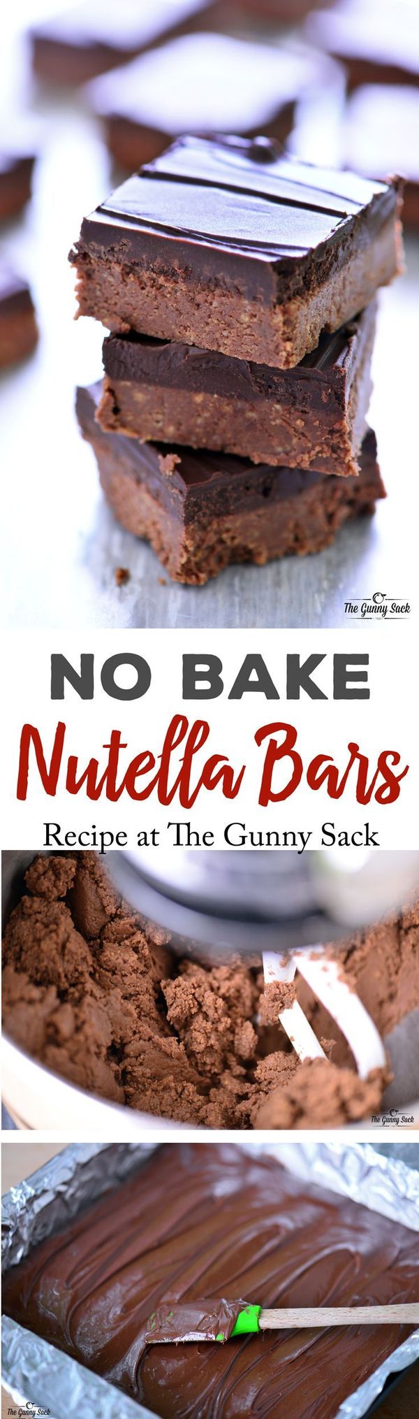 No Bake Nutella Bars