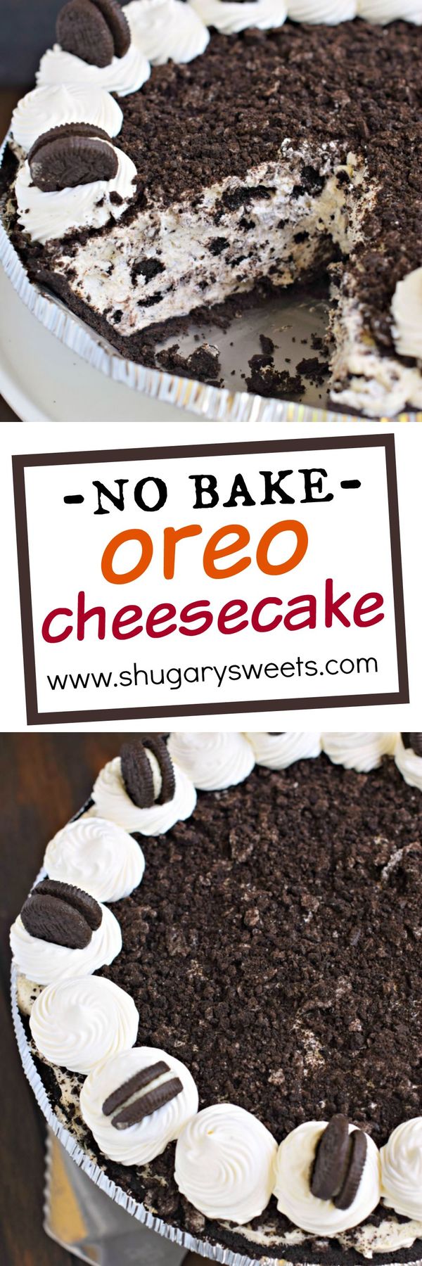 No Bake Oreo Cheesecake