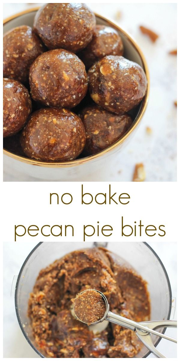 No Bake Pecan Pie Bites