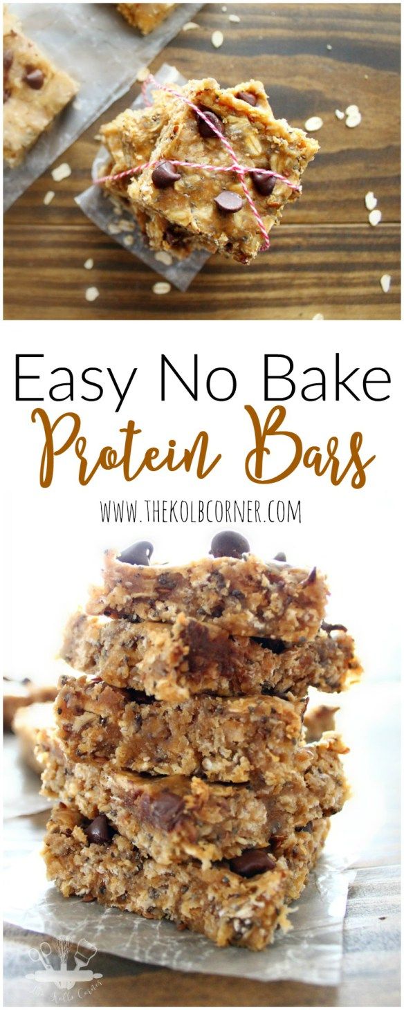 No Bake Protein Bars