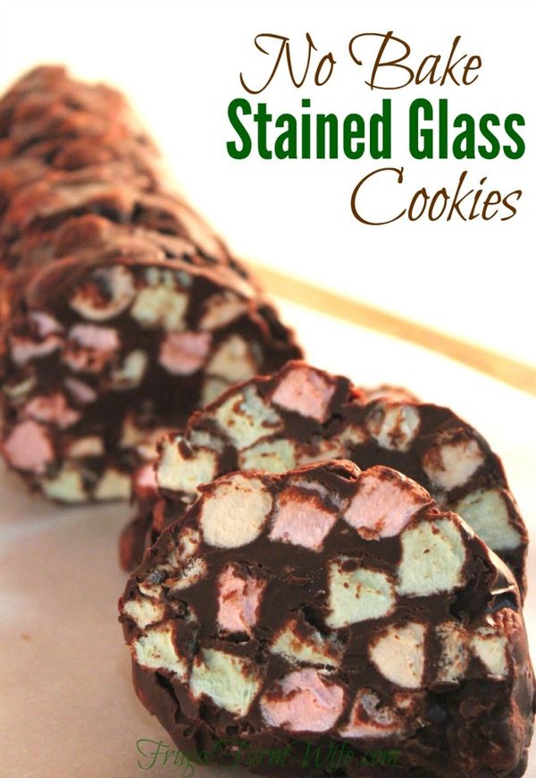 NO-Bake Stained Glass Cookies