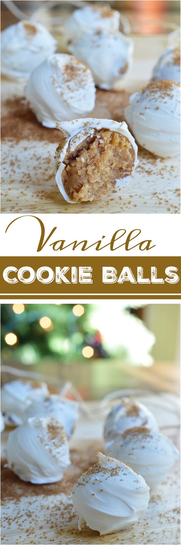 No-Bake Vanilla Cookie Balls