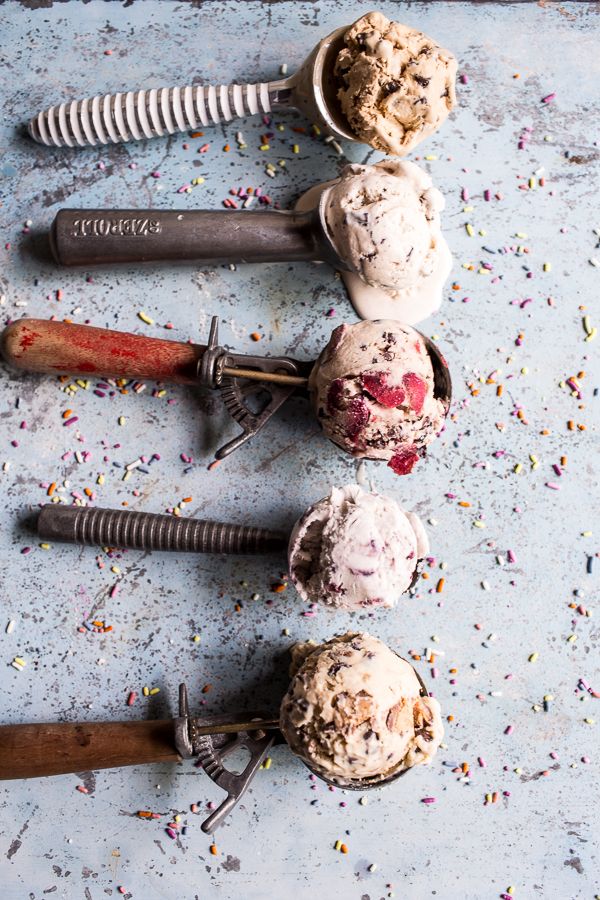 No Churn Ice Cream 5 Ways