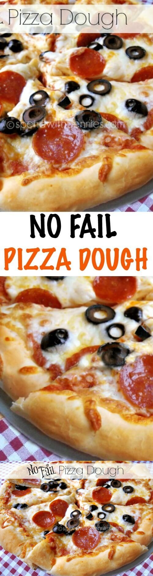 No Fail Pizza Dough (and homemade sauce!