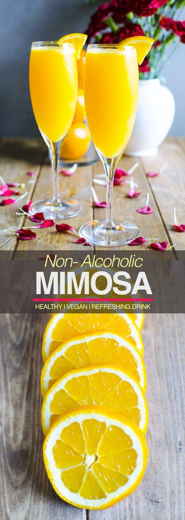 Non Alcoholic Apple Cider Mimosa