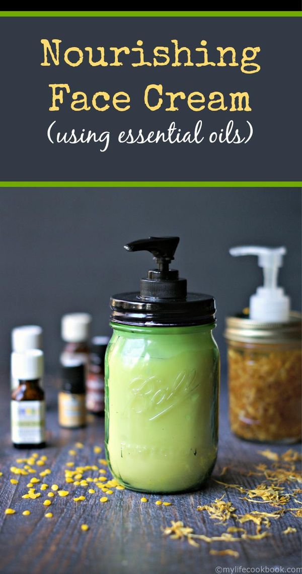 Nourishing Face Cream Using Essential Oils