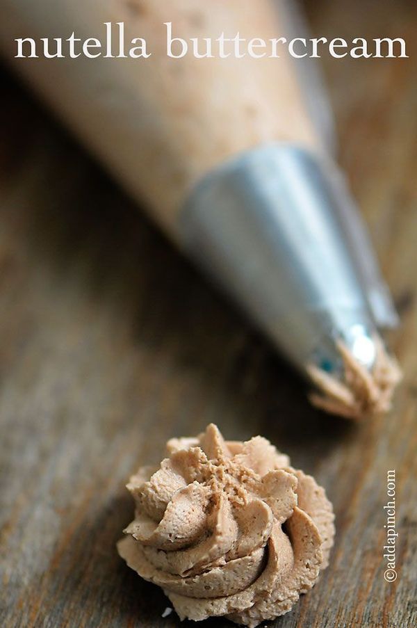 Nutella Buttercream Frosting