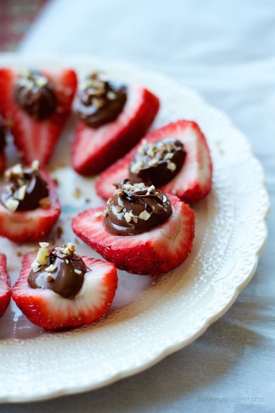 Nutella Deviled Strawberries