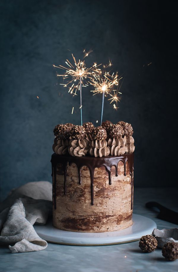 Nutella Stuffed Chocolate Hazelnut Dream Cake