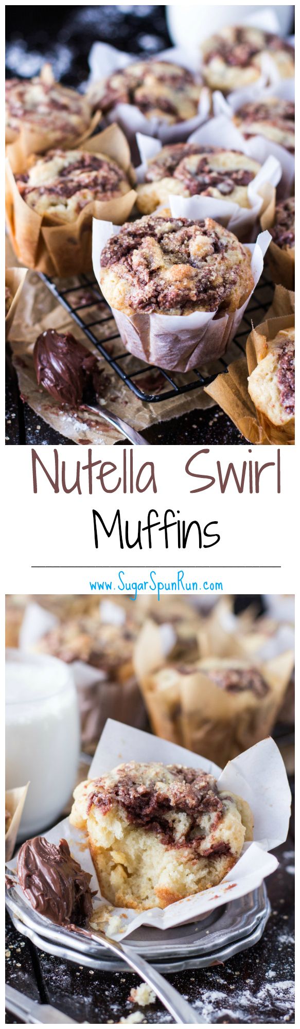 Nutella Swirl Muffins