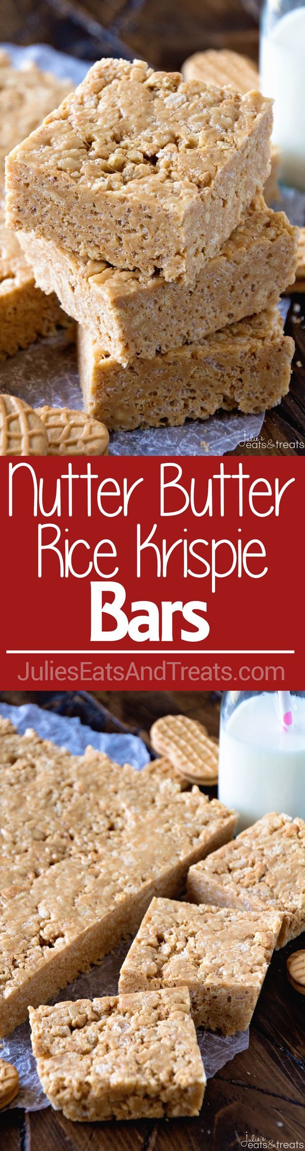 Nutter Butter Rice Krispie Bars