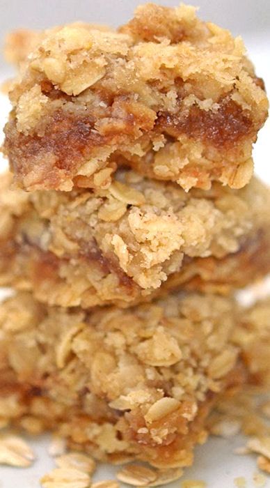 Oatmeal and Apple Butter Bars