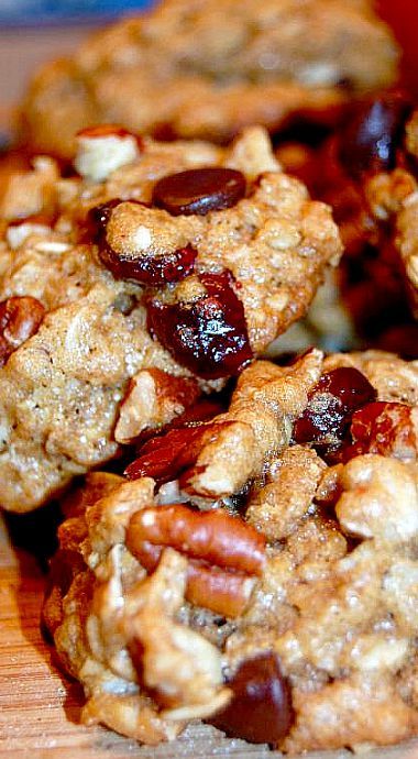 Oatmeal Cranberry Pecan Cookies