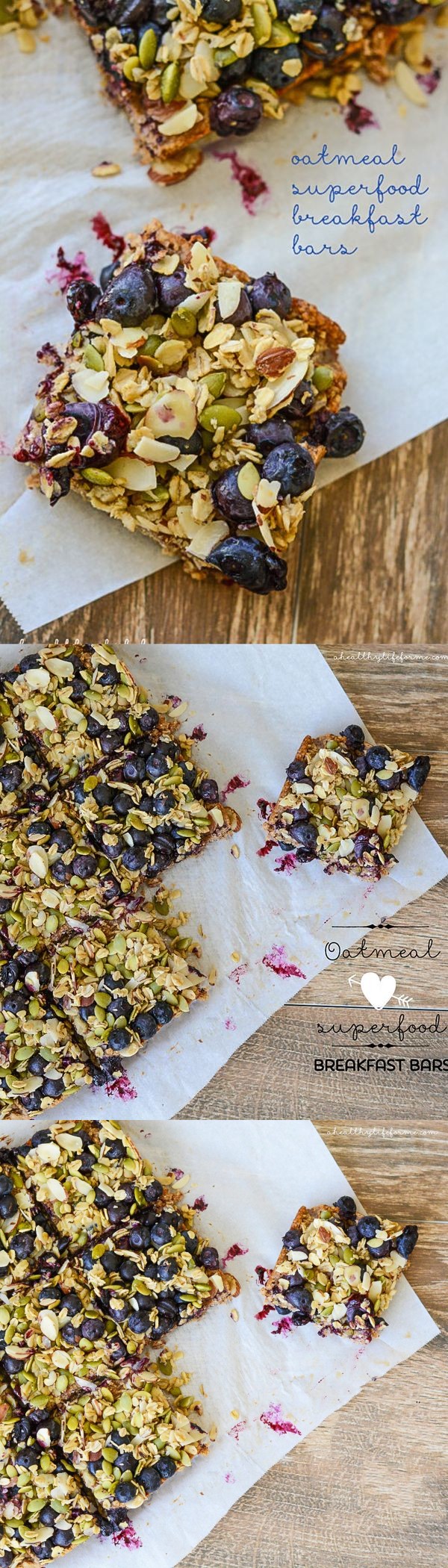 Oatmeal Superfood Breakfast Bars