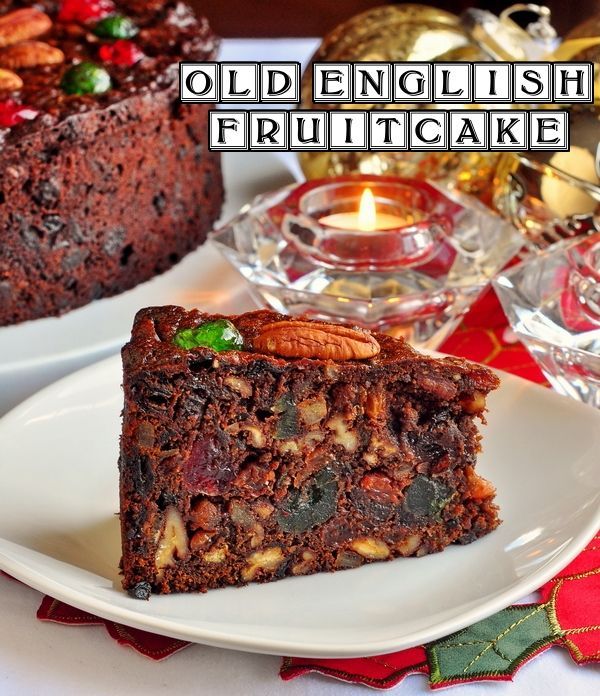 Old English Dark Fruit Cake