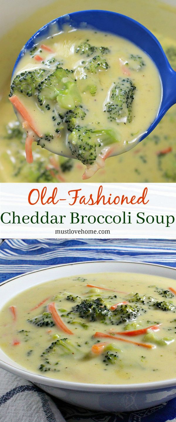 Old Fashioned Broccoli Cheese Soup