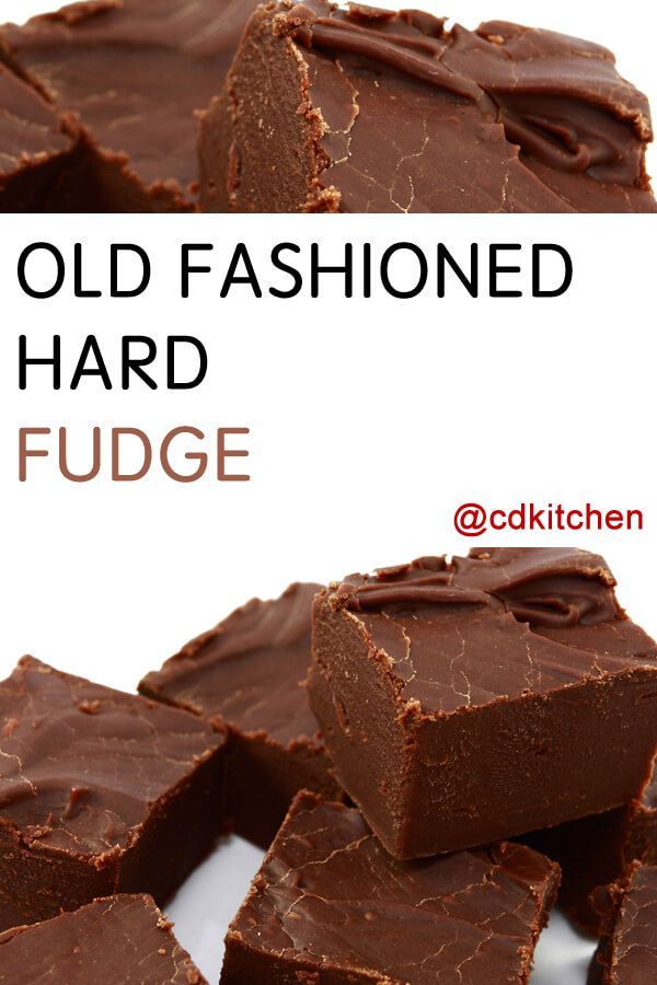 Old Fashioned Hard Fudge