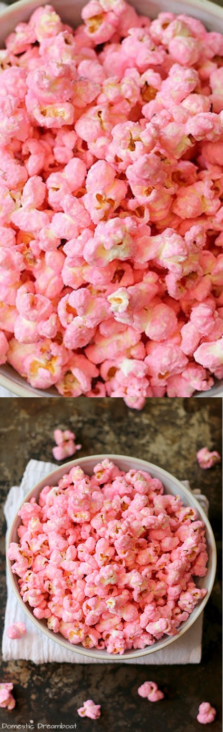 Old Fashioned Pink Popcorn